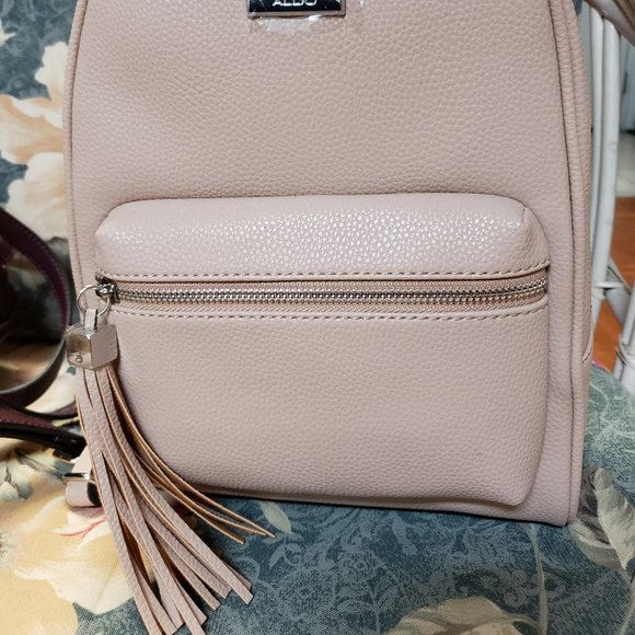Peach/Cream/Light Pale Pink Aldo Mini Backpack - Picture 2 of 4
